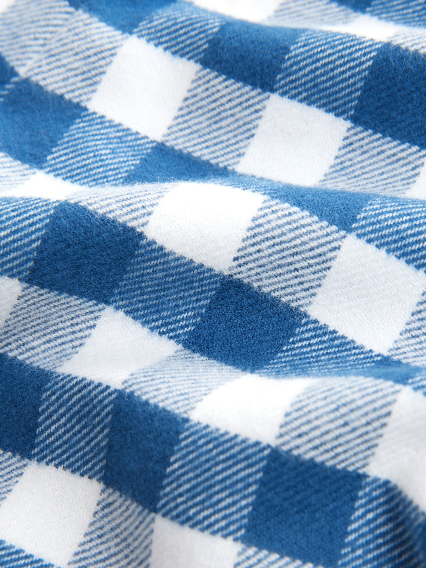 Blue/White Check Button Down Pyjamas (9mths-10yrs)