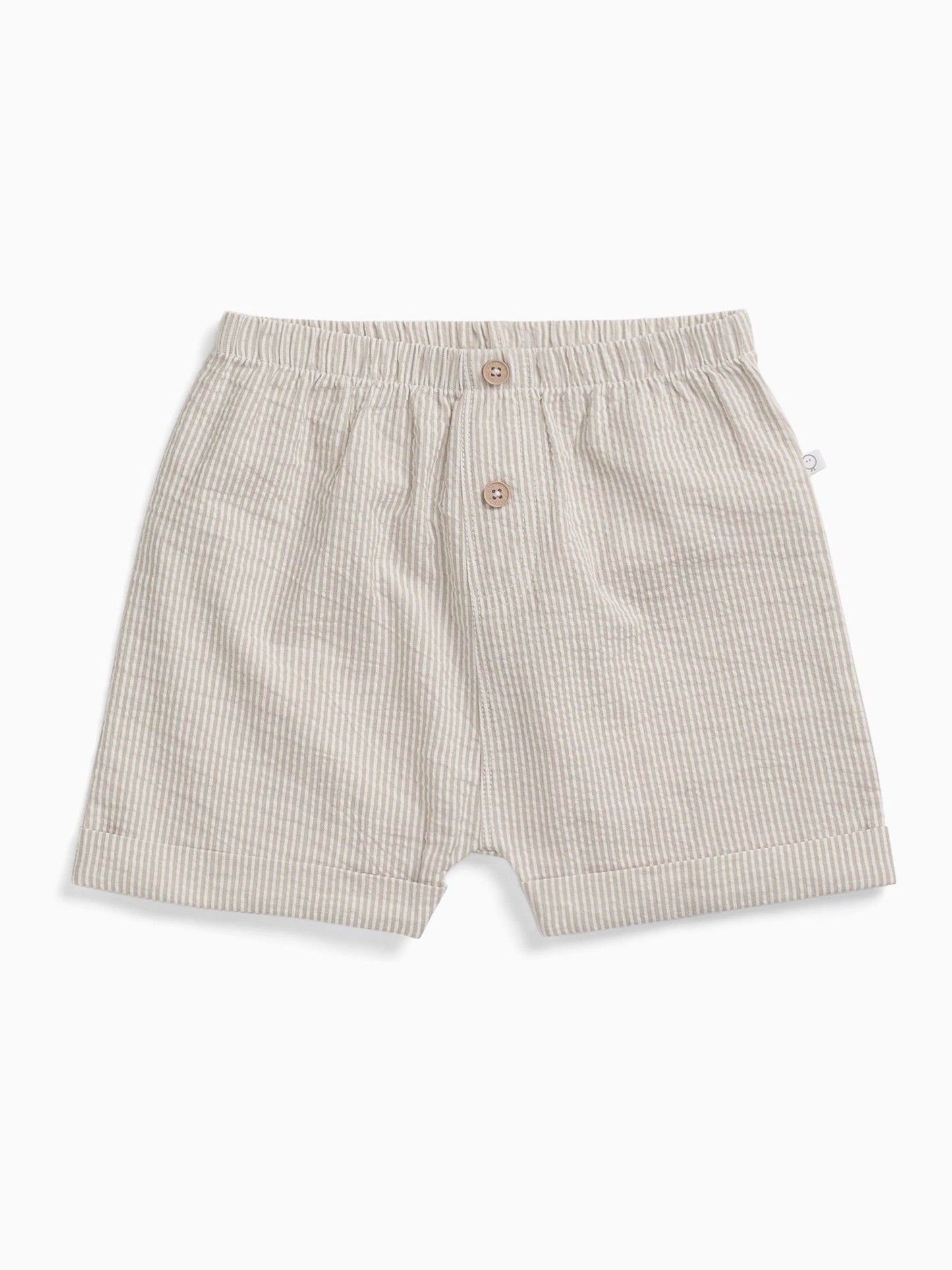 Dsiney Kidz - MORI Green Stripe Woven Shorts image 2