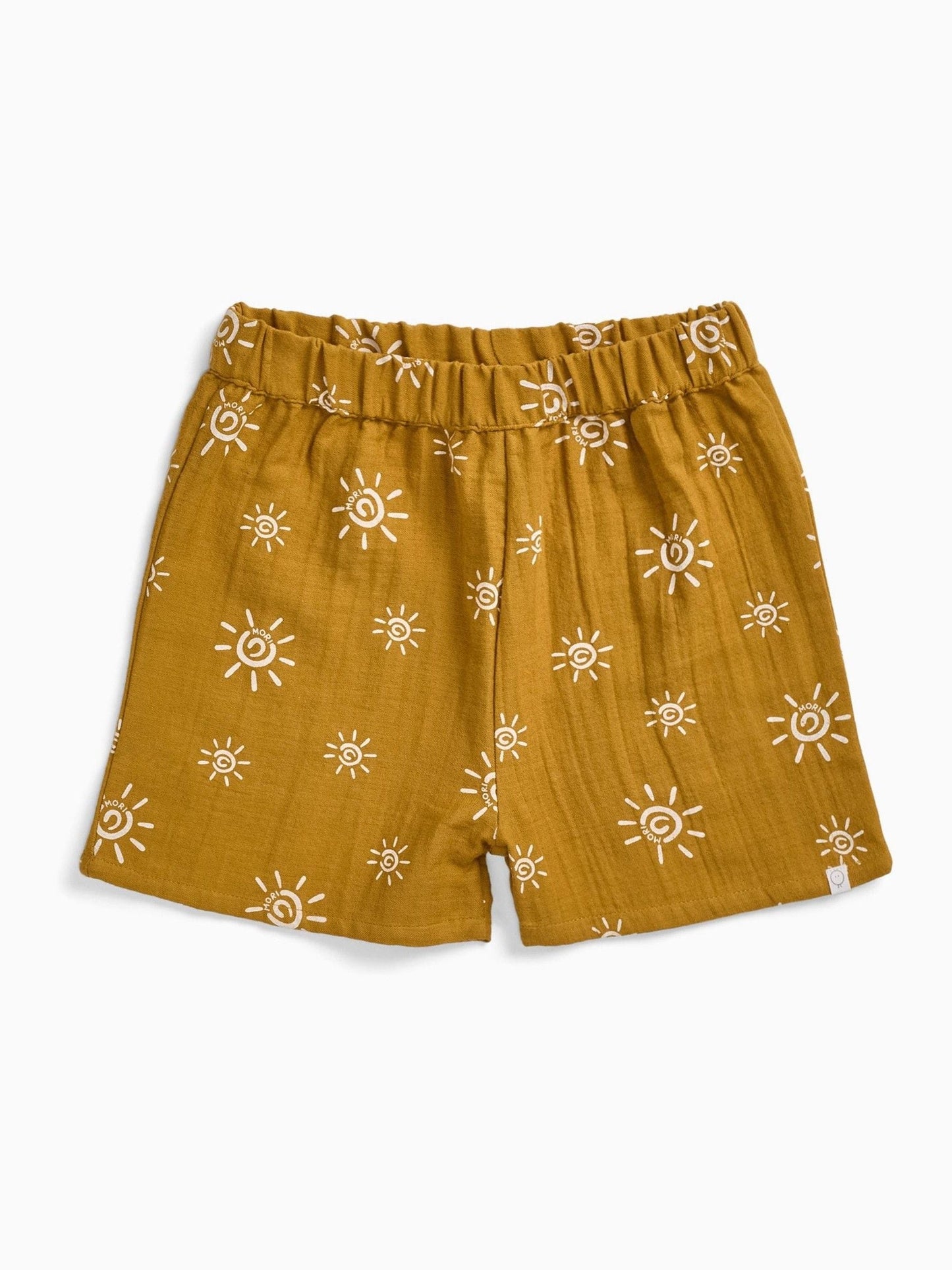 Dsiney Kidz - MORI Yellow Sun Muslin Shorts image 3