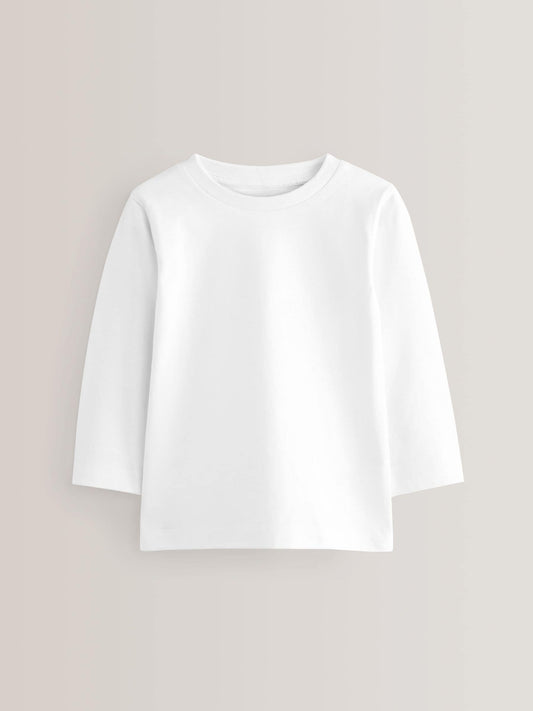 Dsiney Kidz - White 2 Pack Long Sleeve T-Shirts (3mths-7yrs) image 2