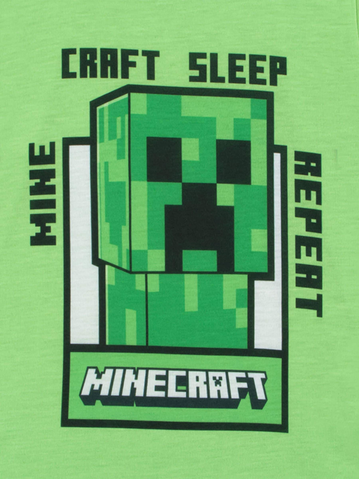 Character Blue Minecraft Creeper Pyjamas 2 Pack - image 8