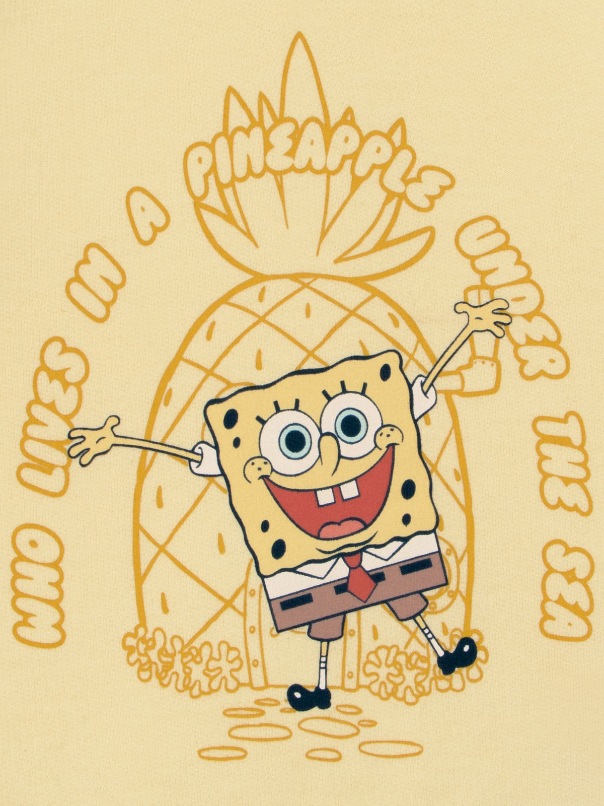 Character Yellow Sponge Bob Square Outfit Sweat Top & Joggers Set - image 10