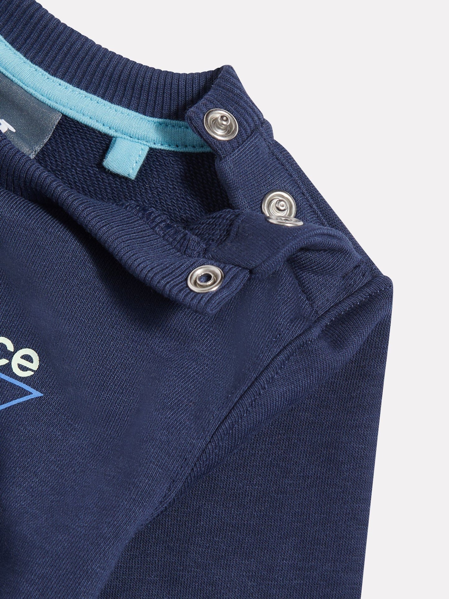 New Balance Blue Running French Terry Crew And Straight Joggers Set image 4