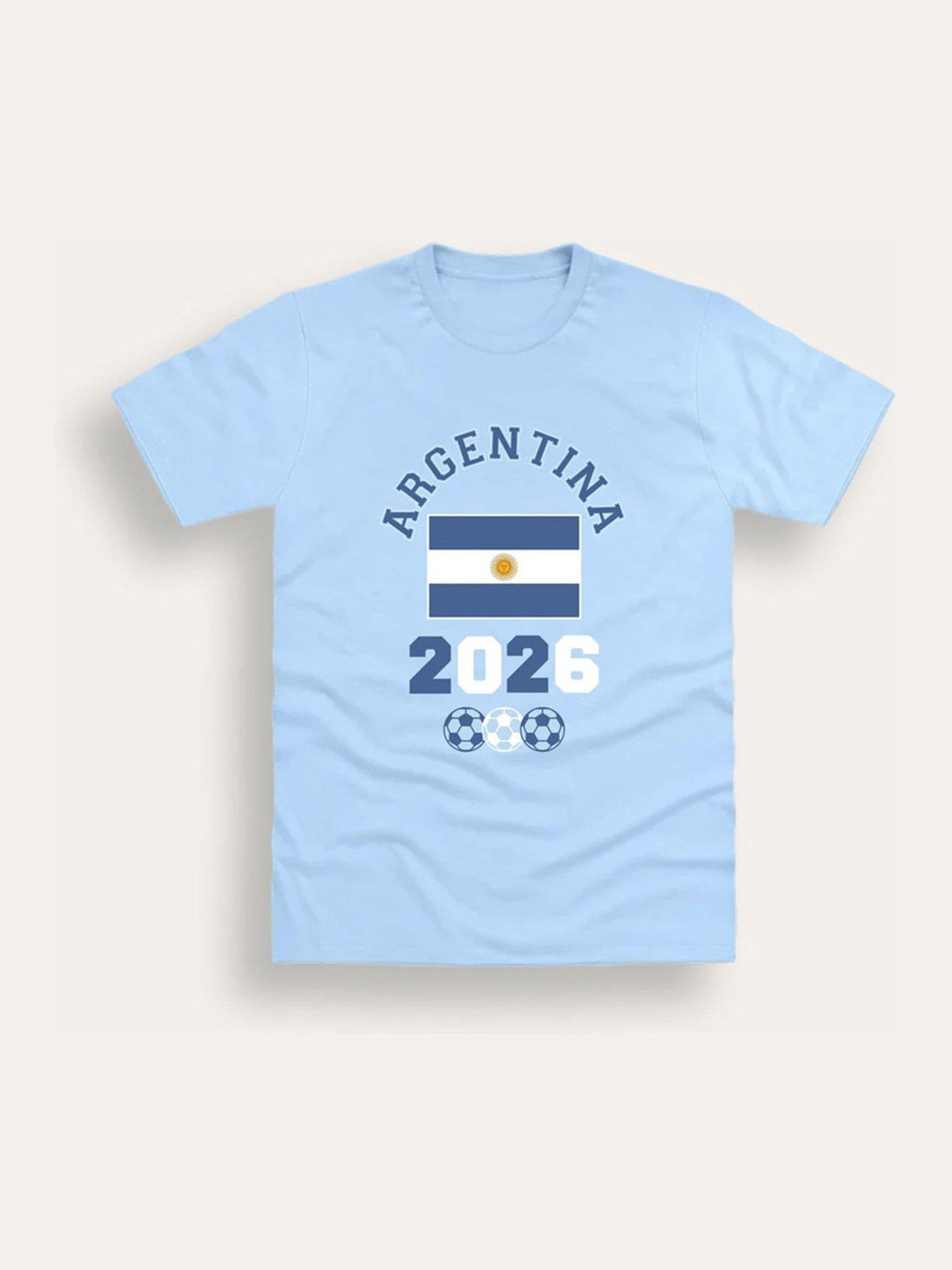 Dsiney Kidz - Brand Threads Blue Argentina Football T-Shirt image 4