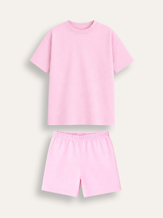 Brand Threads Pink Essentials Short Pyjamas Set - image 2