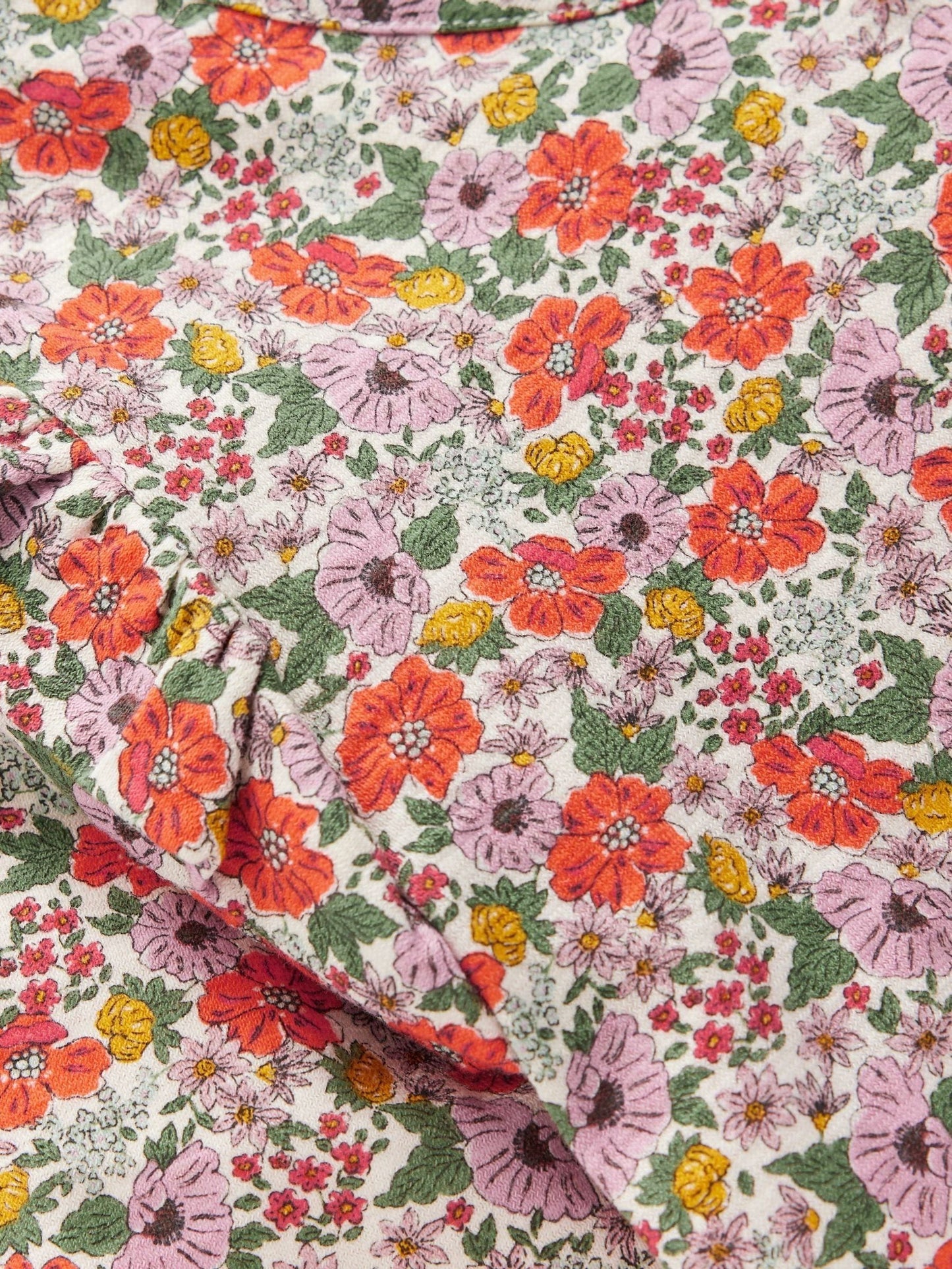 Dsiney Kidz - Boden Cream Frill Sleeve Slub Top image 3
