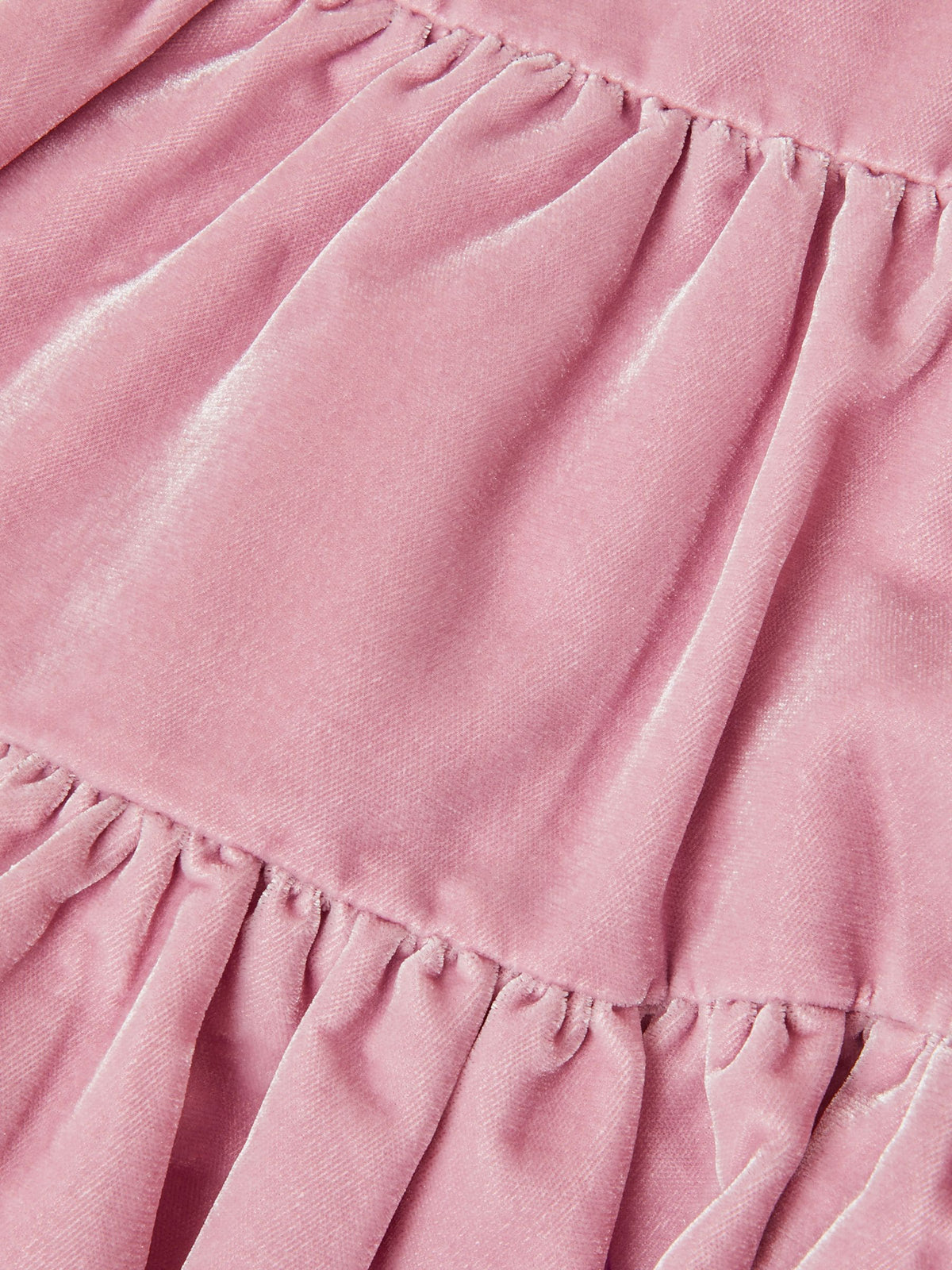 Monsoon Pink Baby Leila Corsage Velvet Party Dress - image 3