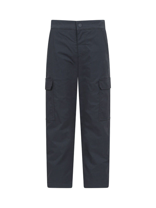 Mountain Warehouse Black Kids Winter Delta Stretch Fleece Lined Trousers - image 1