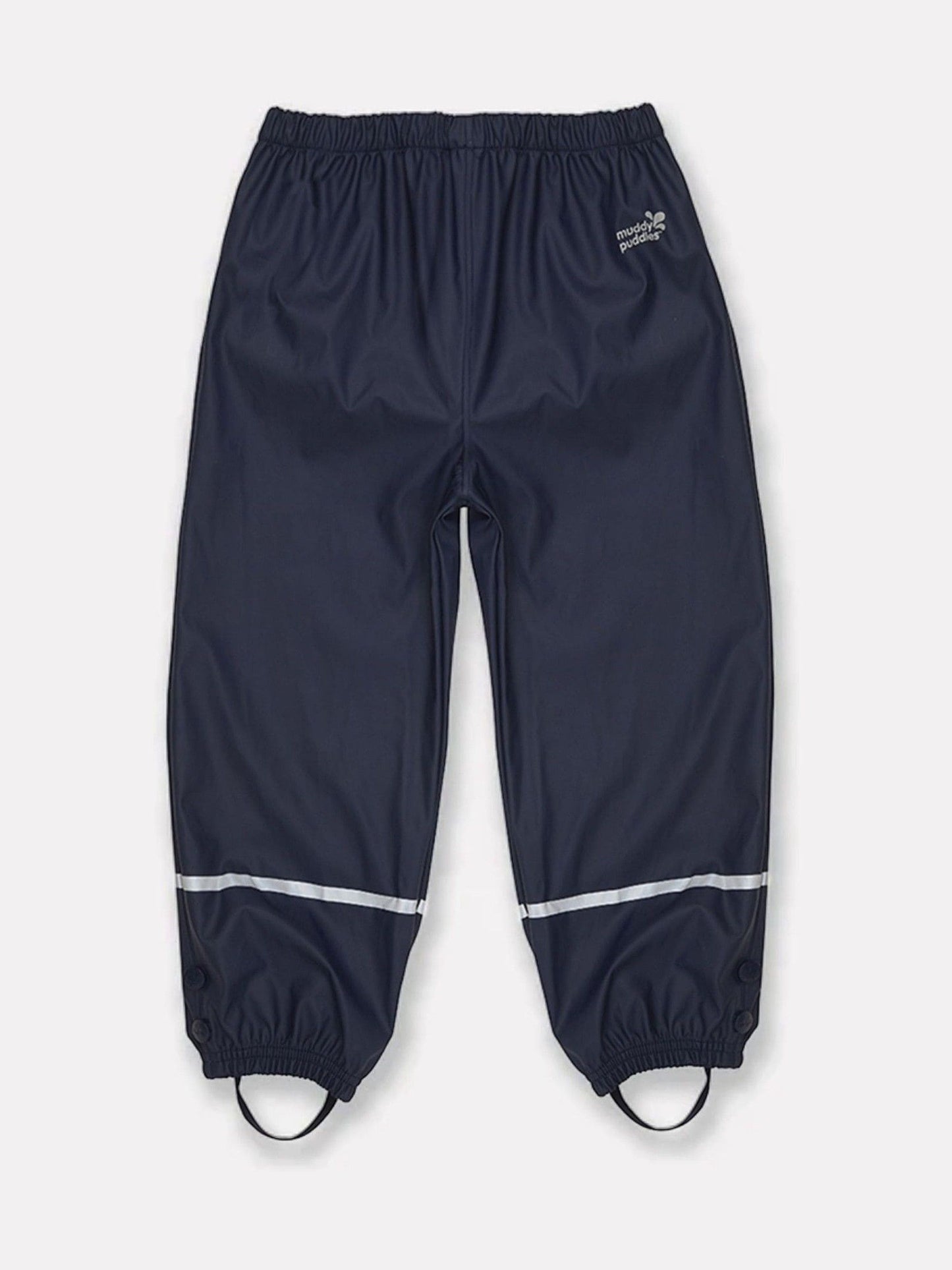 Muddy Puddles Navy Blue Rainy Day Waterproof Over Trousers image 4