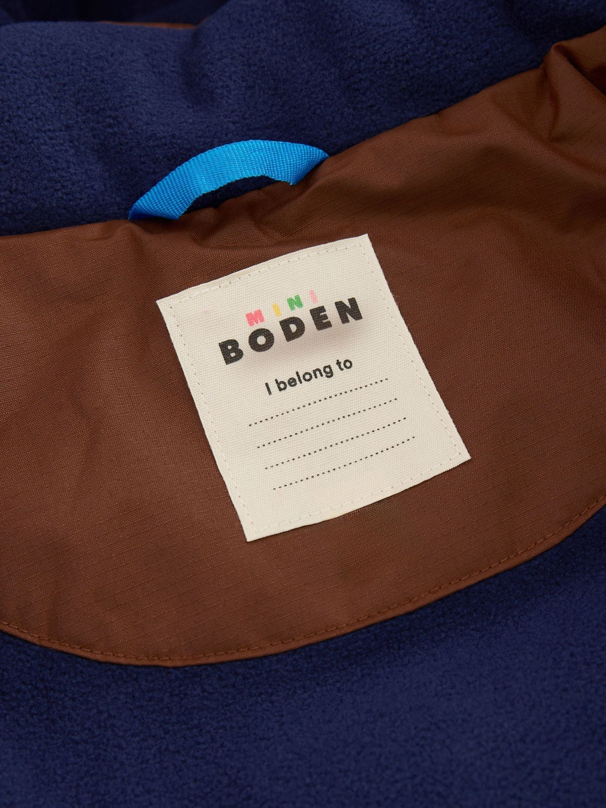 Boden Brown Fleece Lined Padded Coat - image 5