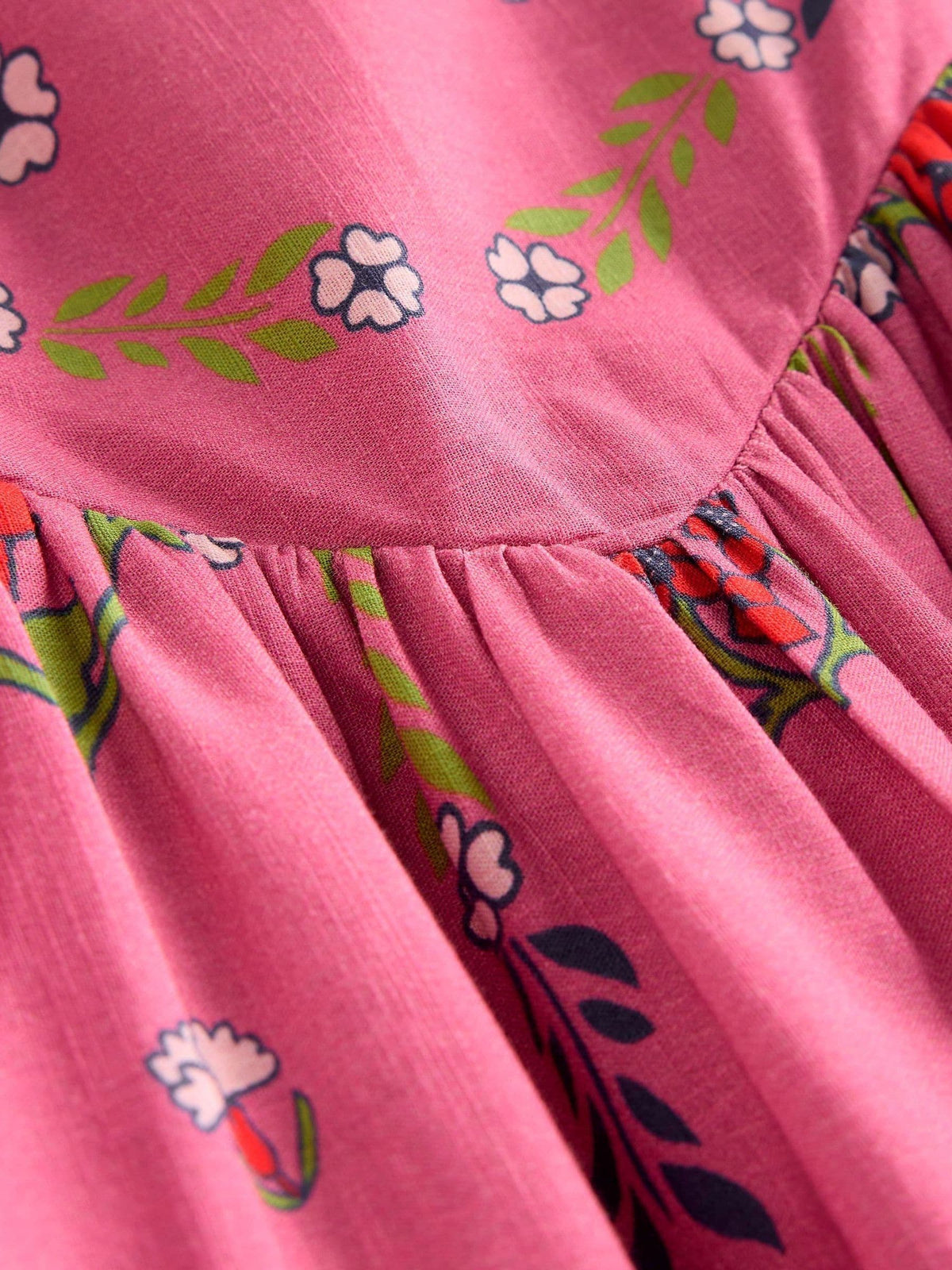 Boden Pink Celia Wing Sleeve Dress - image 3