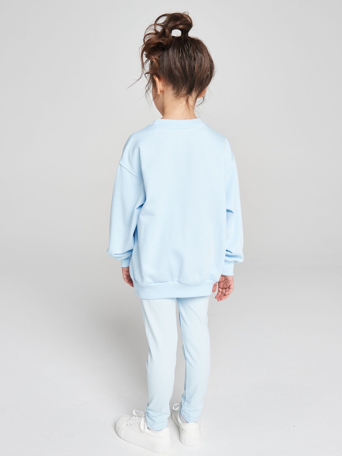 Dsiney Kidz - Brand Threads Blue Frozen Sweatshirt and Leggings Set image 6