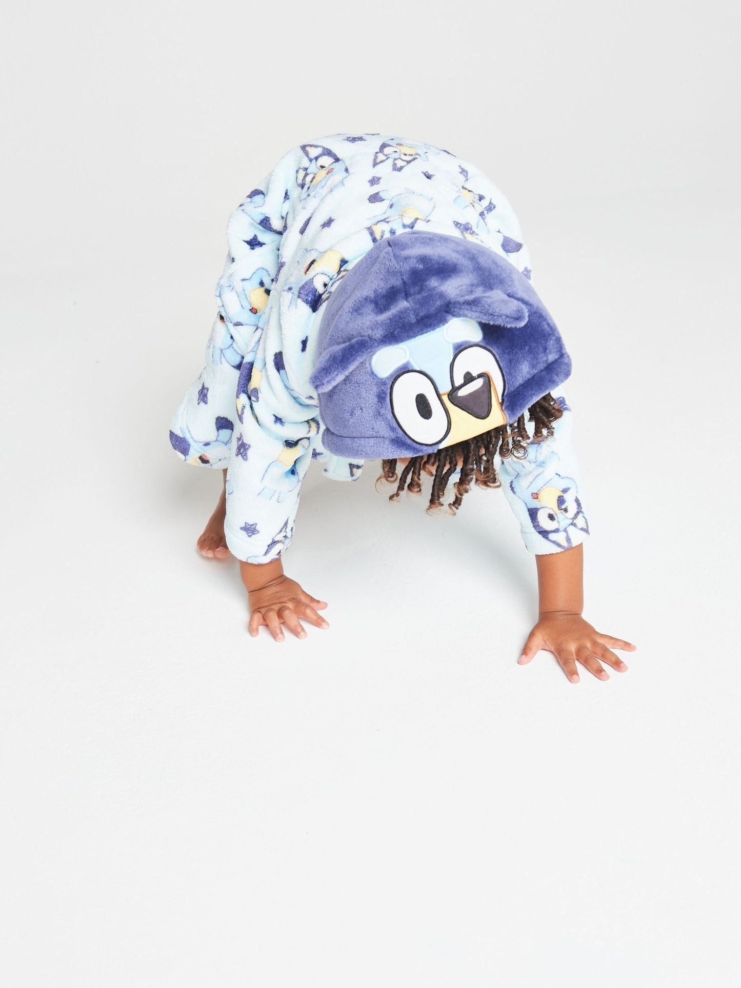 Dsiney Kidz - Brand Threads Blue Bluey Fleece Robe image 4