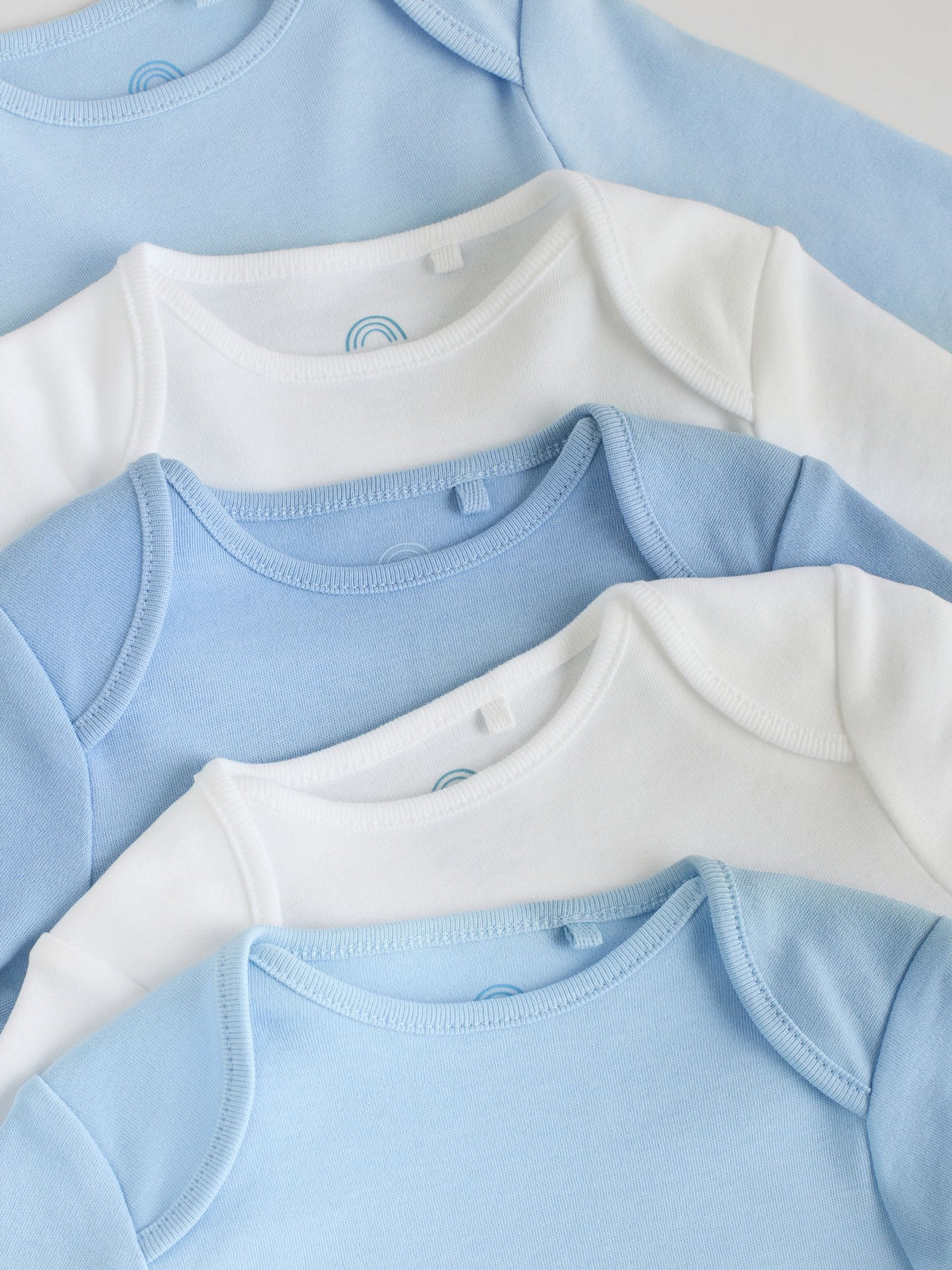 Dsiney Kidz - Blue 5 Pack Baby Long Sleeve Bodysuits image 10