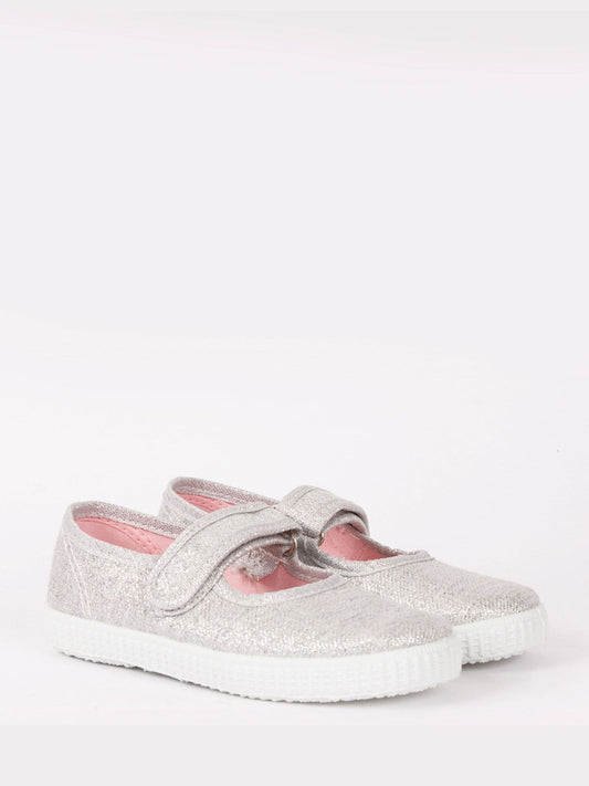 Dsiney Kidz - Silver Martha Canvas Shoes image 2