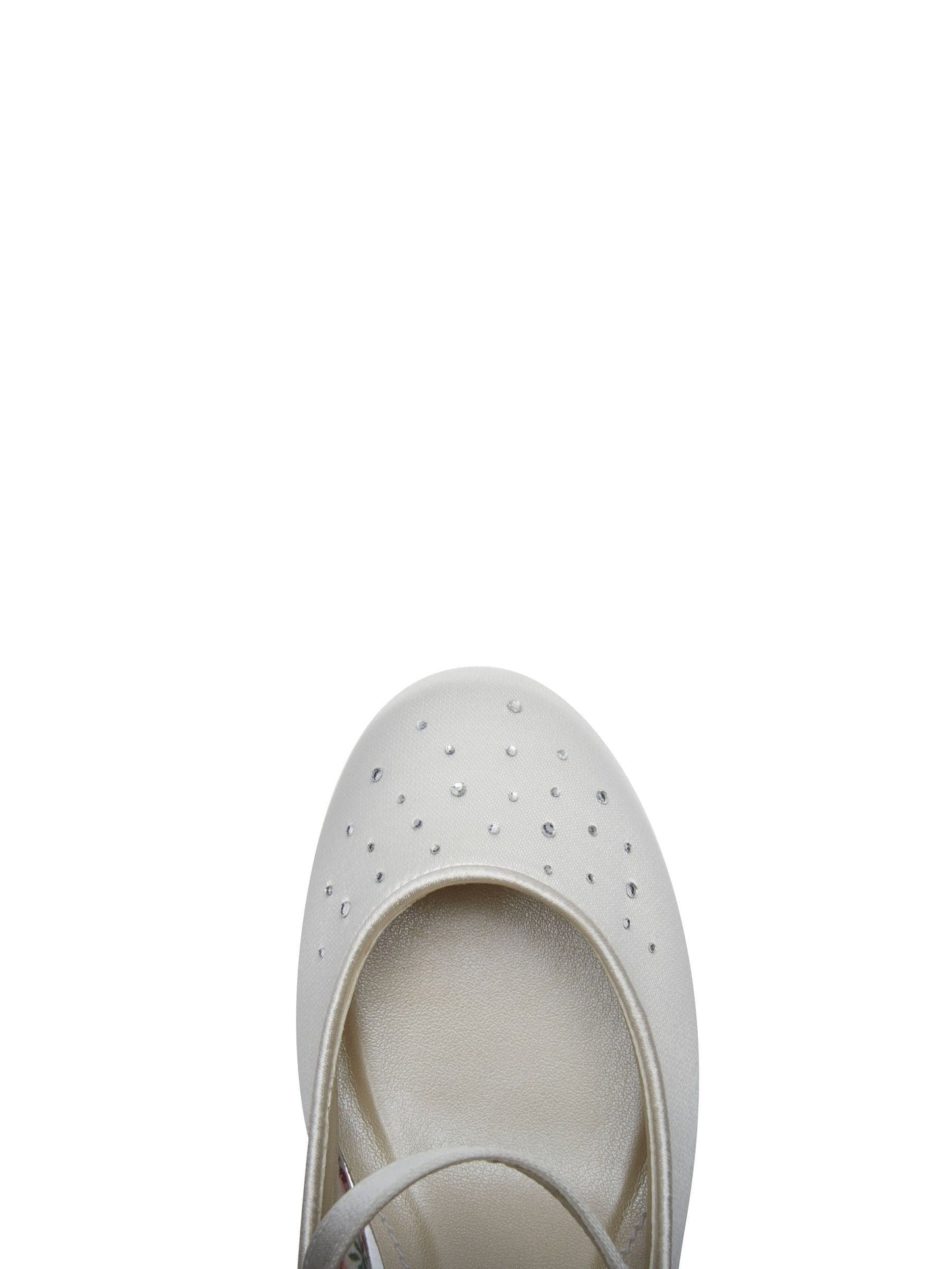 Dsiney Kidz - Rainbow Club Cream Kids Verity Satin Bridesmaid Shoes image 5