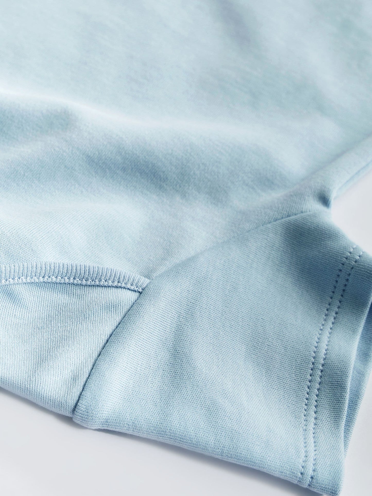 Blue/White 5 Pack Plain Baby Bodysuits image 6