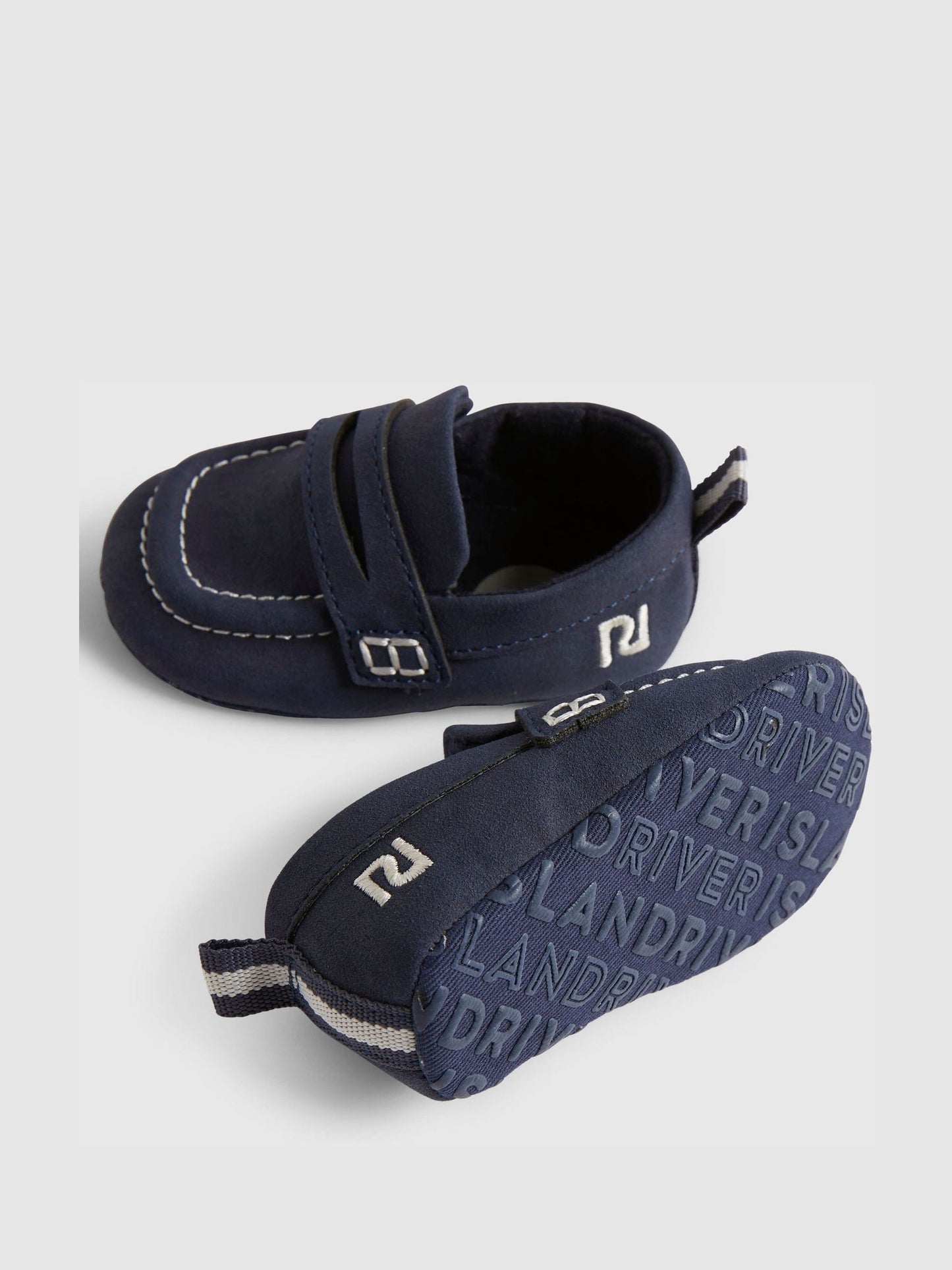 River Island Navy Smart Loafers image 5