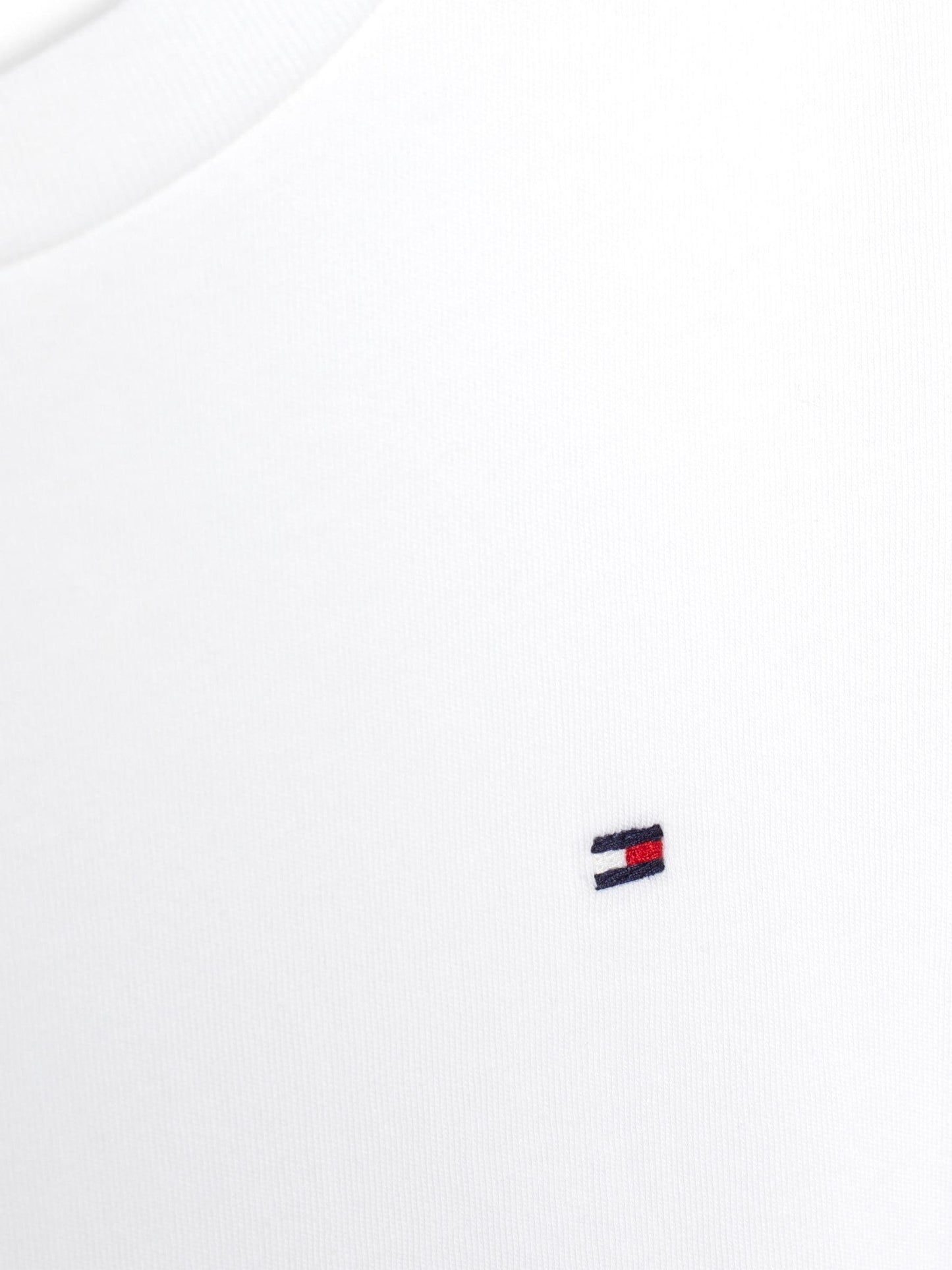Tommy Hilfiger White Basic Long Sleeve Top image 6