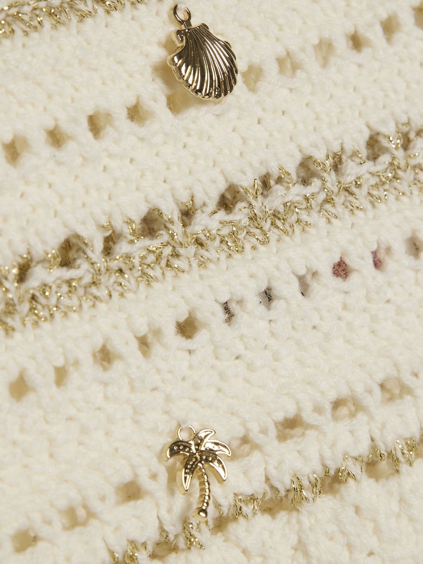 Dsiney Kidz - River Island Cream Charm Crochet Top image 5