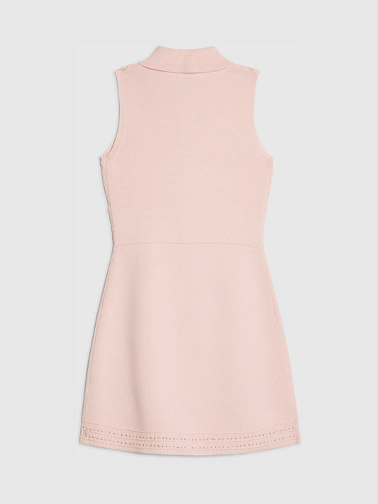 Dsiney Kidz - River Island Pink Diamonte Knitted Dress image 2