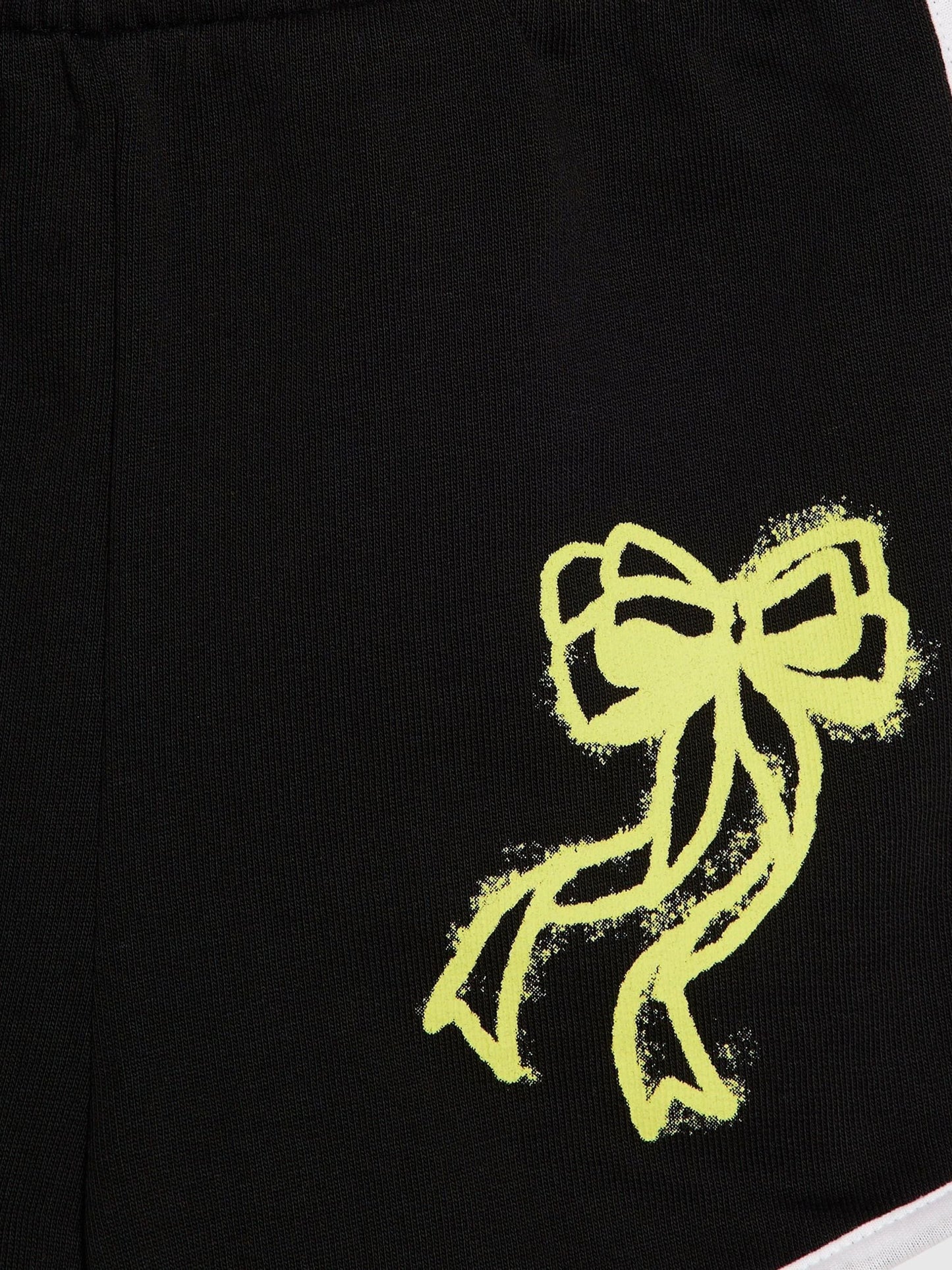 Dsiney Kidz - River Island Black Neon Graffiti Top & Short Set image 4