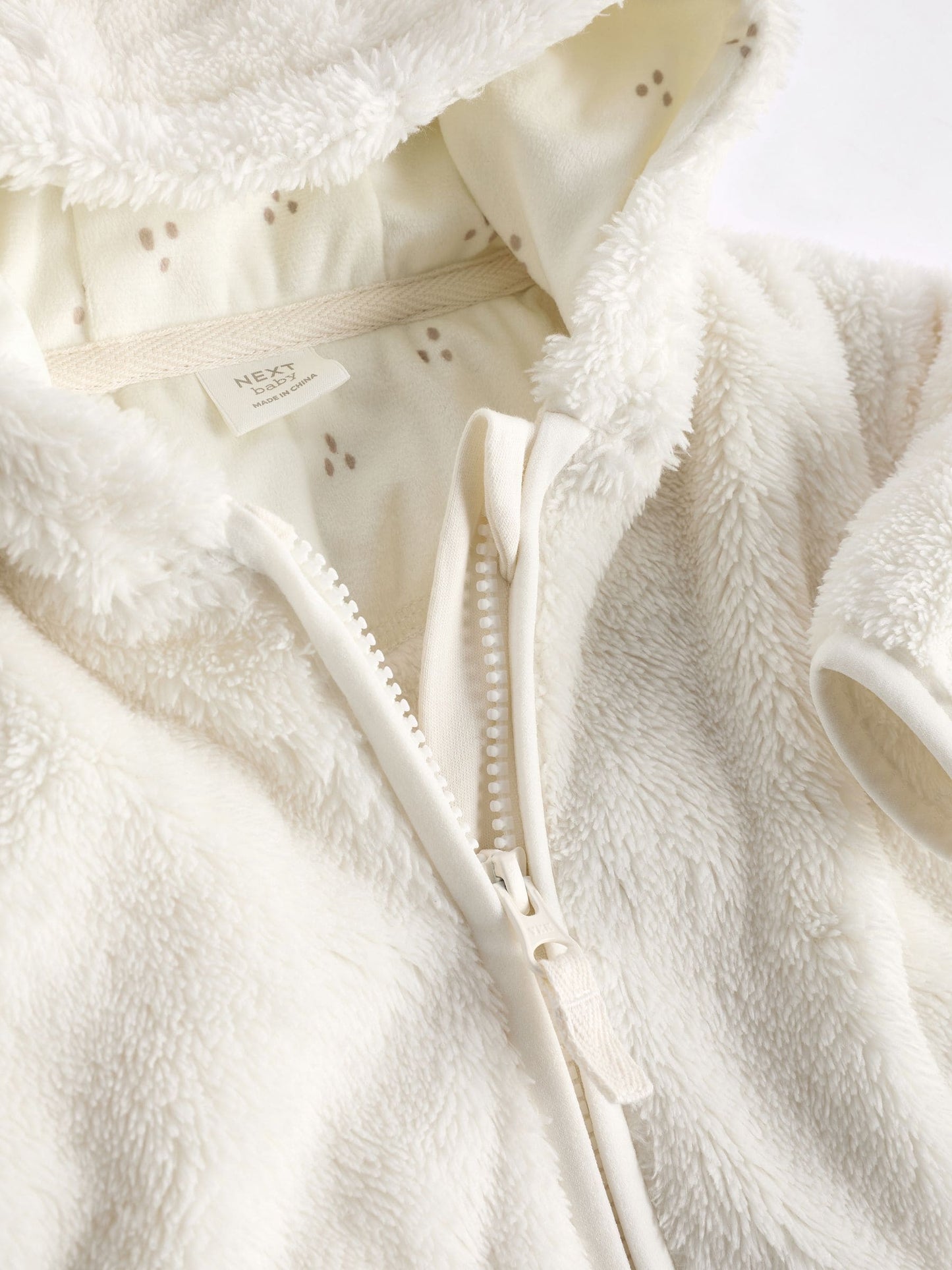 Dsiney Kidz - Ecru Fleece Baby Hooded Jacket (0mths-2yrs) image 7