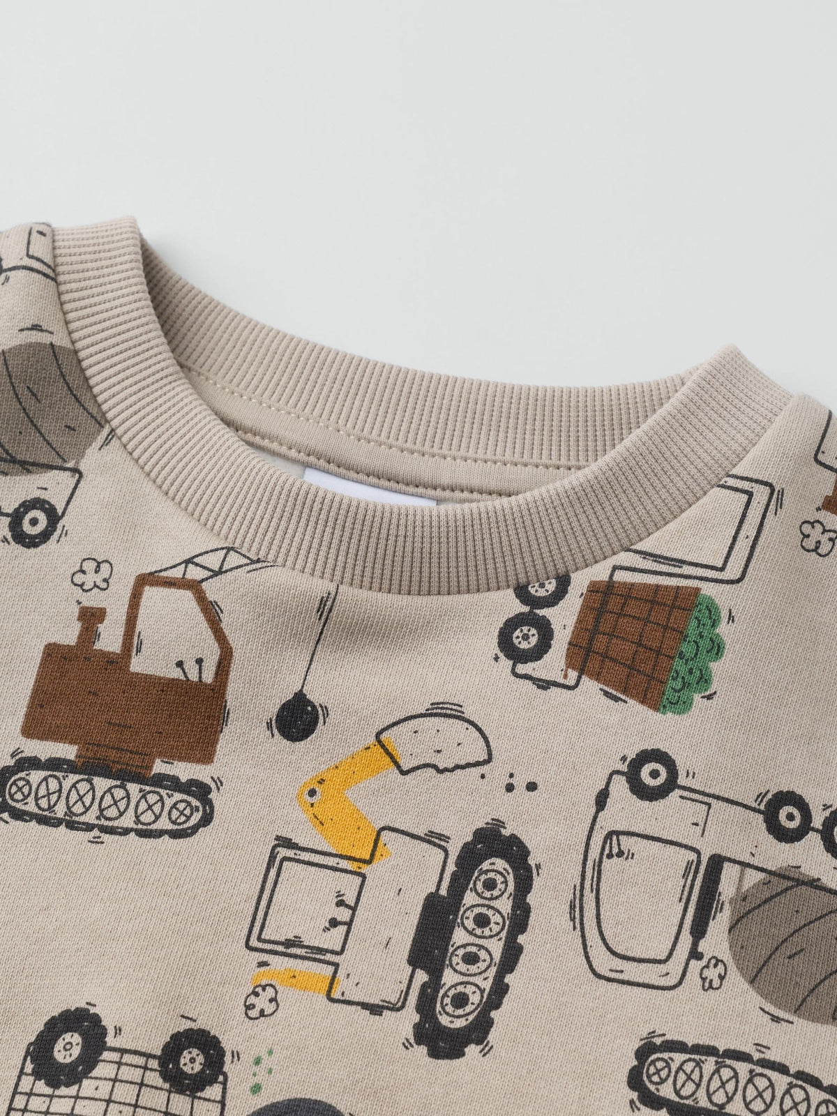 Dsiney Kidz - Polarn O. Pyret Cream Farm vehicles Sweatshirt image 2