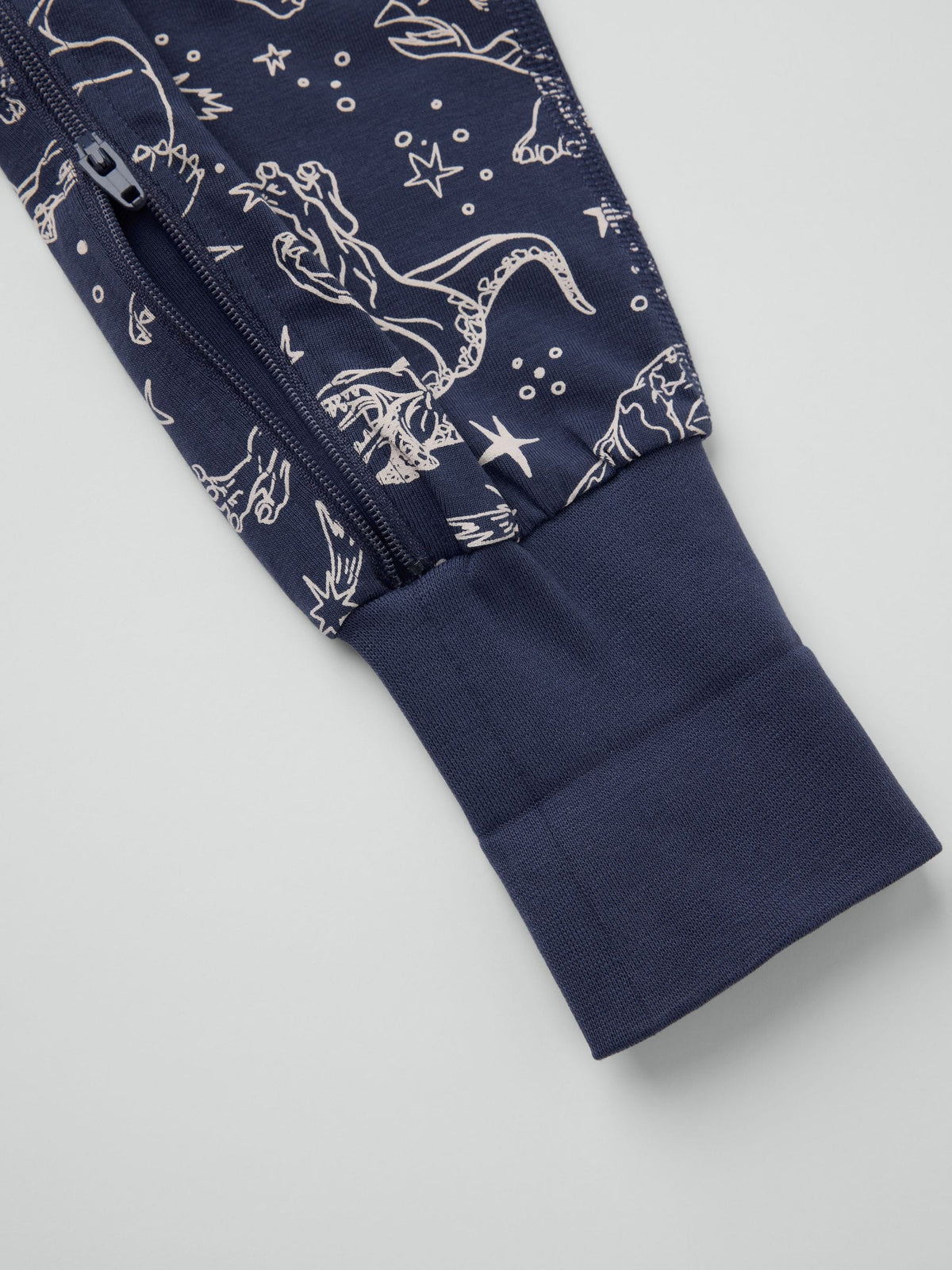 Polarn O. Pyret Blue Overall Dinosaurs Sleepsuit - image 4