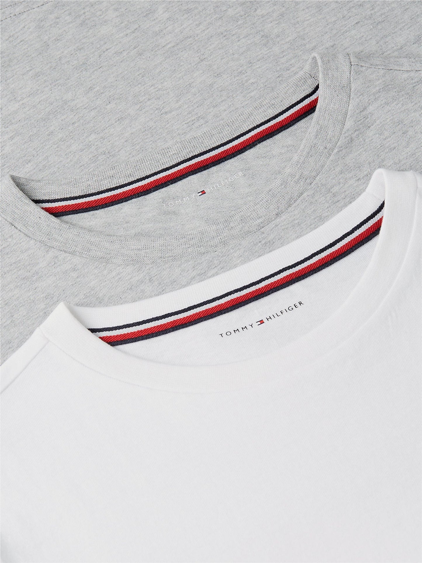 Dsiney Kidz - Tommy Hilfiger Grey Signature Jersey Long Sleeve Lounge T-Shirts 2-Pack image 2