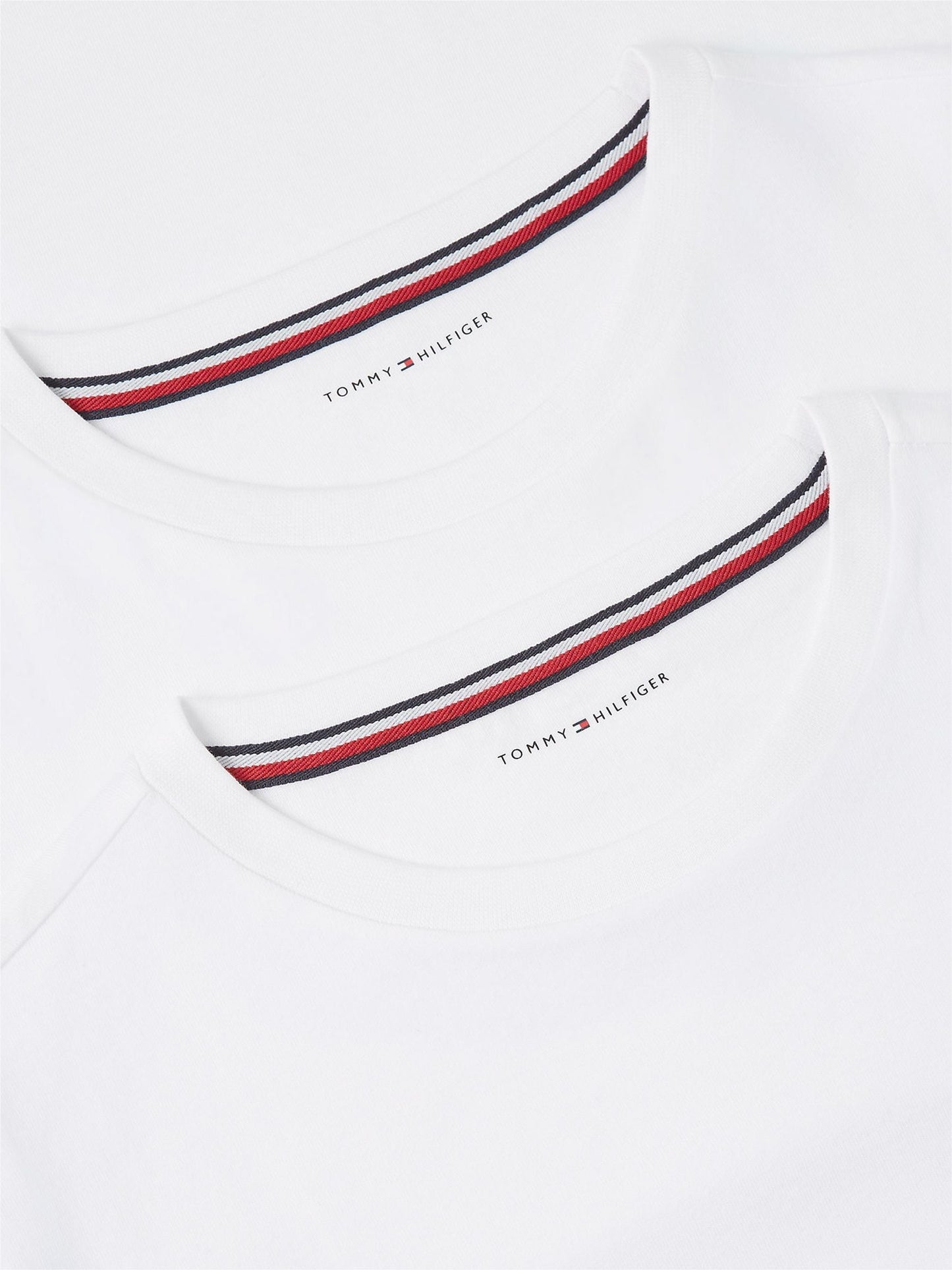 Dsiney Kidz - Tommy Hilfiger White Signature Jersey Long Sleeve Lounge T-Shirts 2-Pack image 6