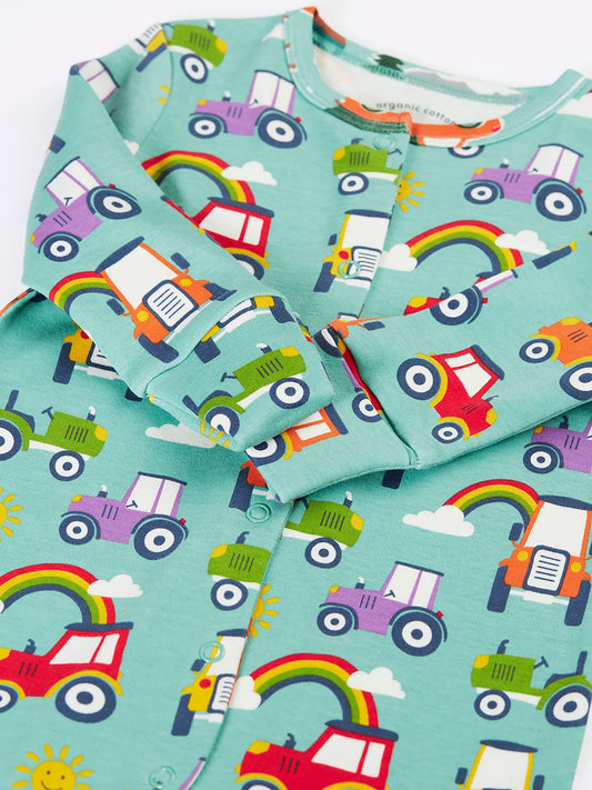 Frugi Blue Lovely Babygrow - image 2