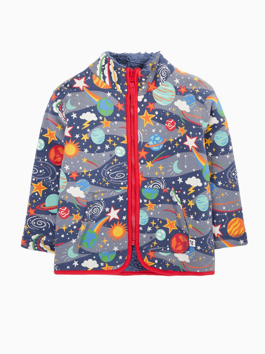 Dsiney Kidz - Frugi Blue Zipped Snuggle Fleece image 2