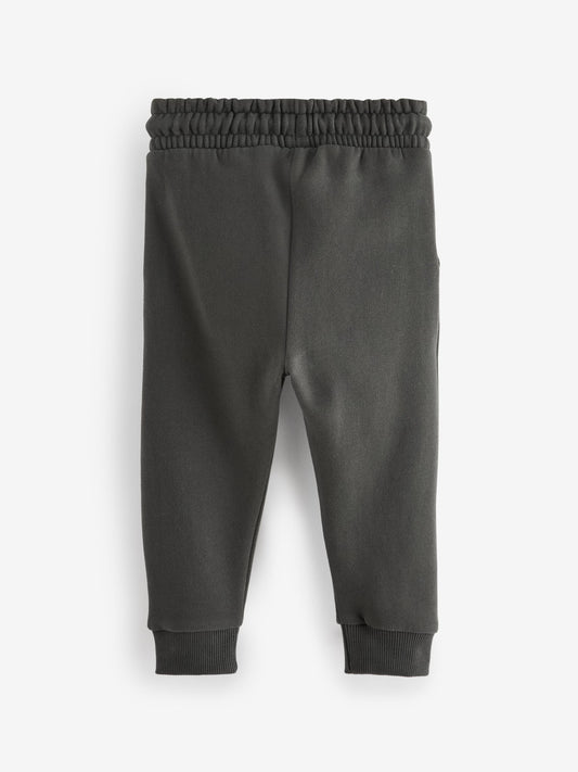 Charcoal Grey Slim Fit Soft Touch Jersey Joggers (3mths-7yrs) image 2