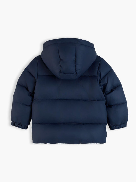 Dsiney Kidz - Tommy Hilfiger Blue Flag Embroidery Zip-Thru Hooded Puffer Jacket image 2