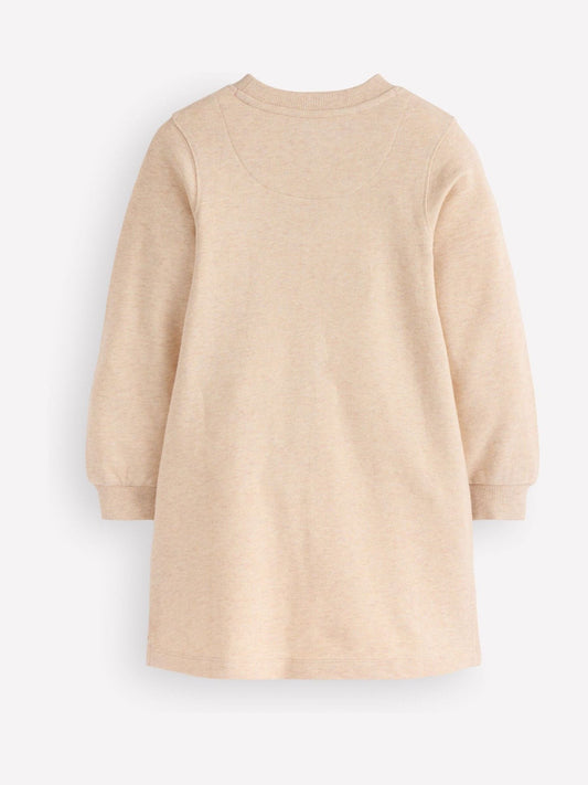 Dsiney Kidz - Boden Cream Ida Sweatshirt Appliqué Dress image 2