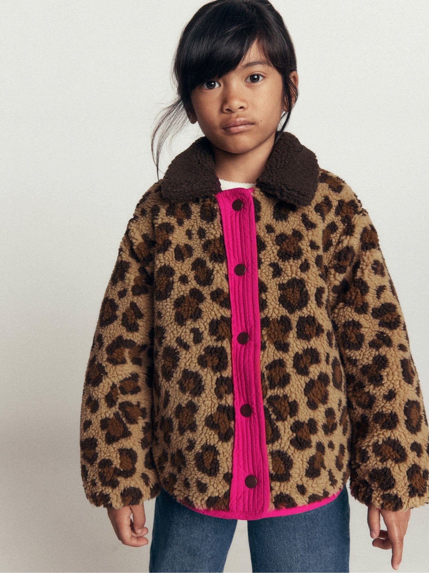 Dsiney Kidz - Boden Pink Reversible Borg Quilted Jacket image 4