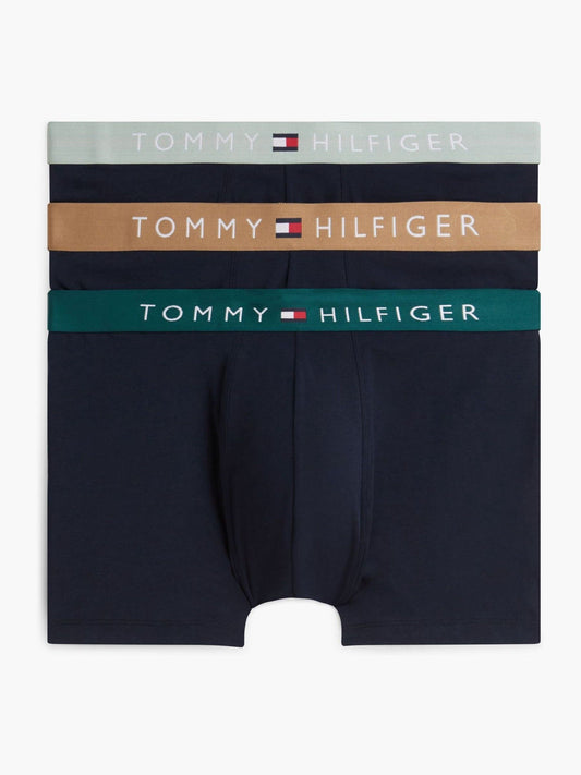 Disney Kidz - Tommy Hilfiger Blue TH Original Contrast Waistband Boxer Briefs 3-Pack image 1