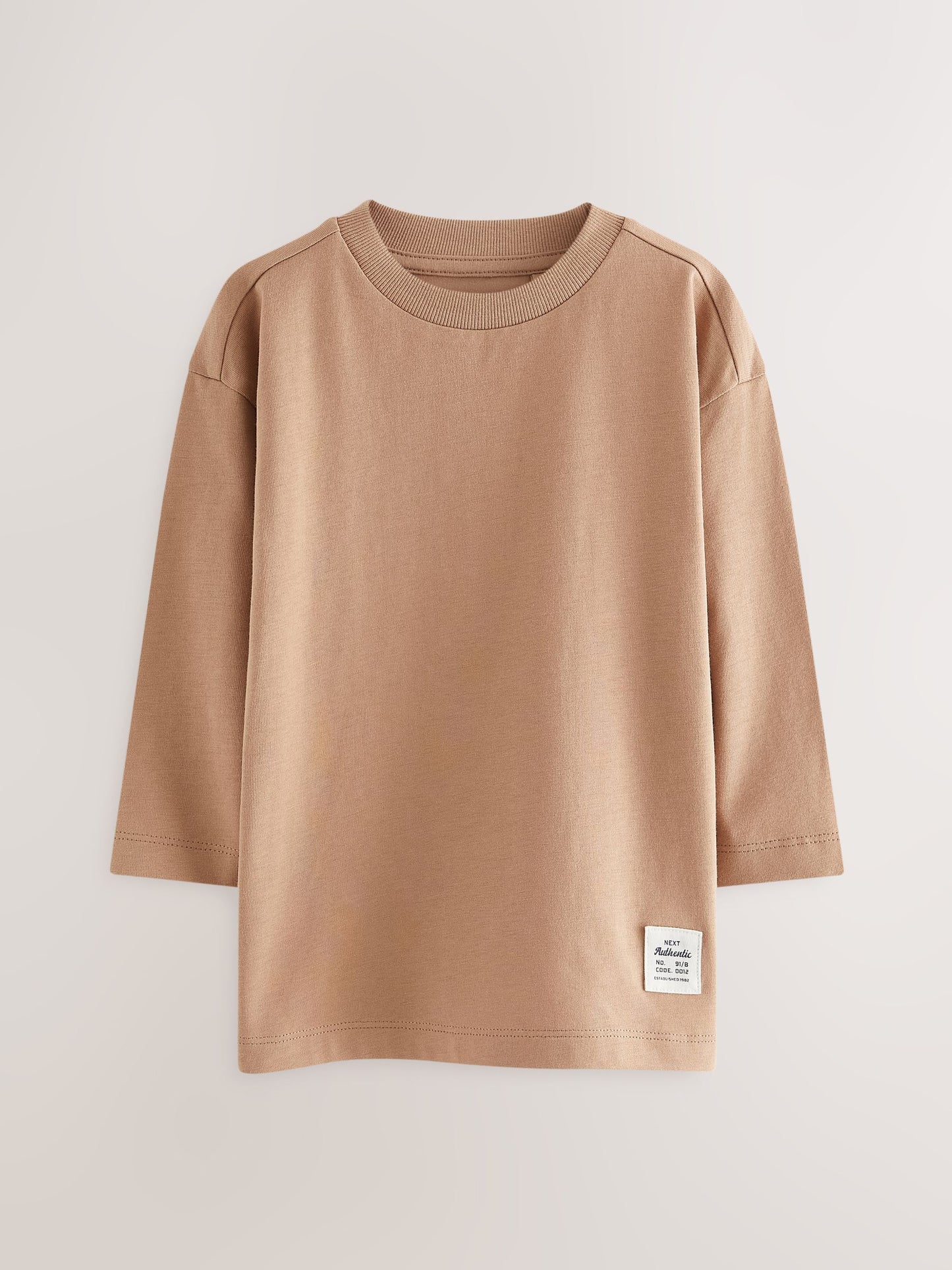 Multi Plain Long Sleeve T-Shirts 5 Pack (3mths-7yrs) image 8