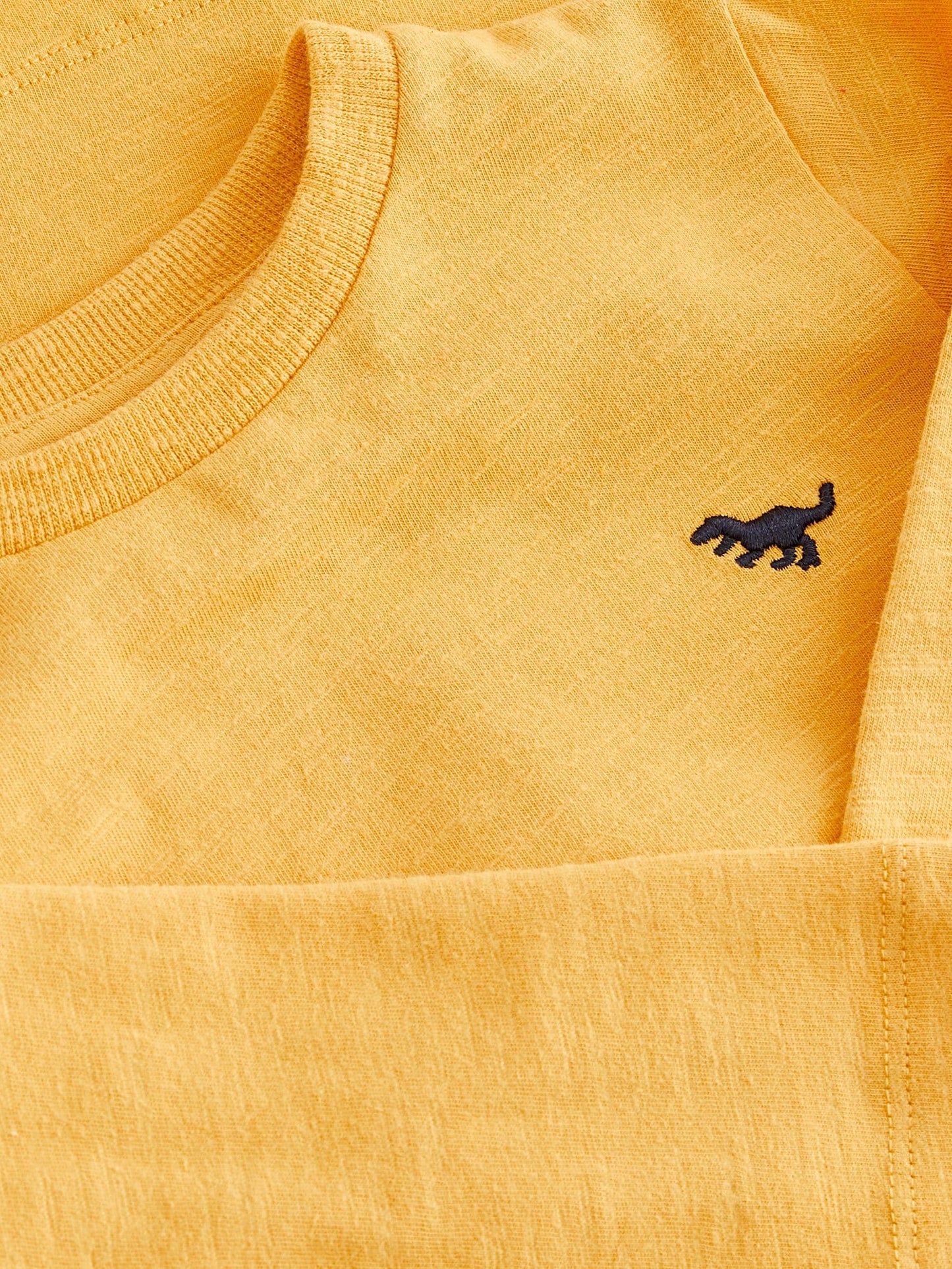Ochre Yellow Long Sleeve Plain T-Shirt (3mths-7yrs) image 3