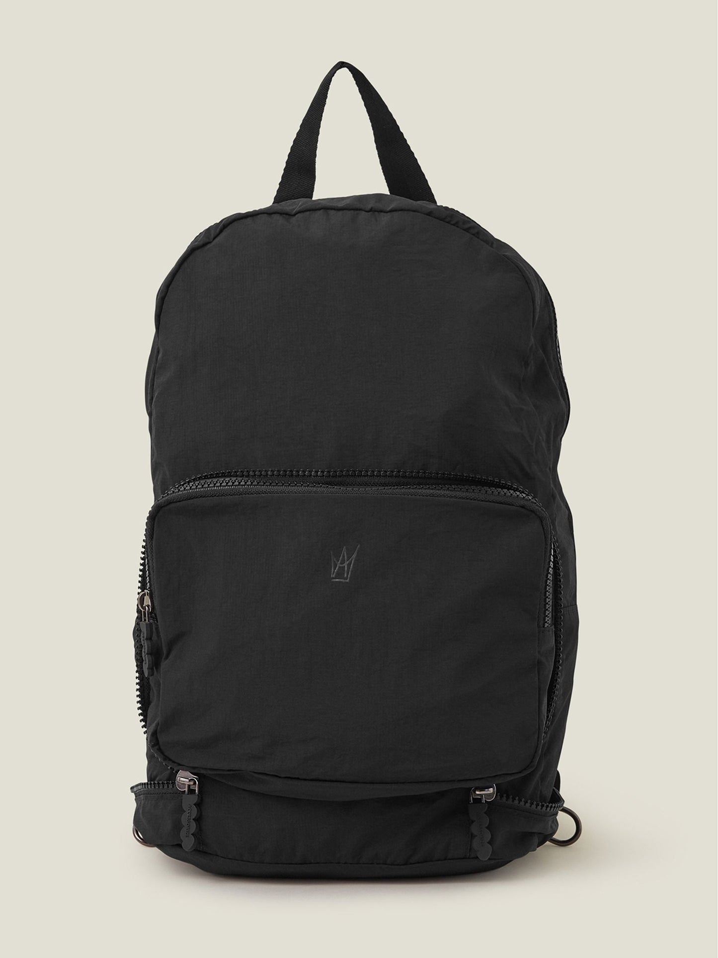 Accessorize Black Packable Travel Rucksack image 1