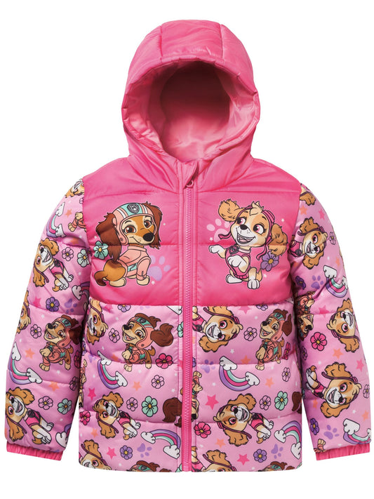 Character Pink PAW Patrol Puffer Skye & Liberty Jacket - image 1
