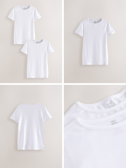 Dsiney Kidz - White Kind to Skin T-Shirts 2 Pack (12mths-12yrs) image 2