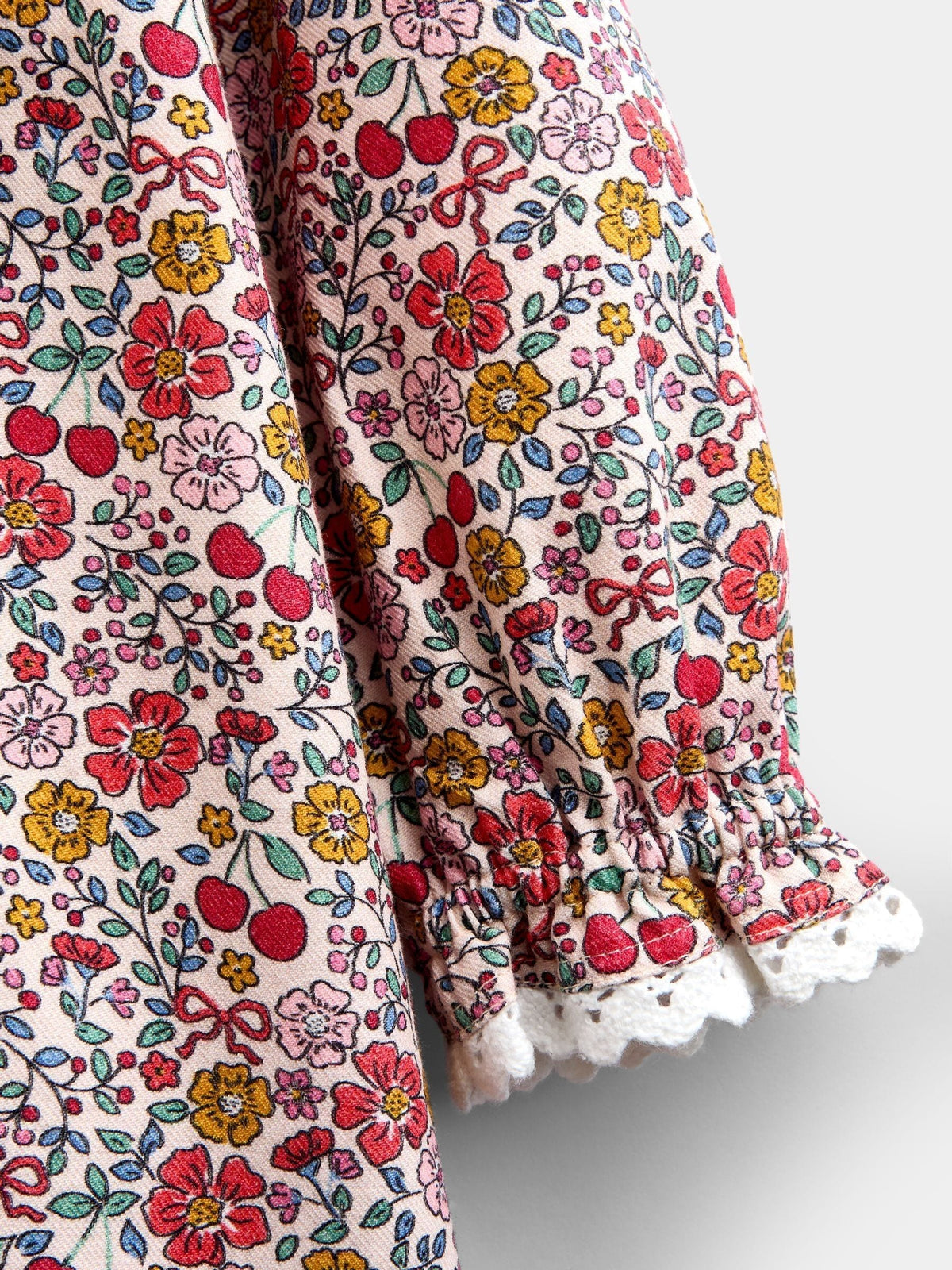 JoJo Maman Bébé Cherry Floral Smocked Dress - image 4