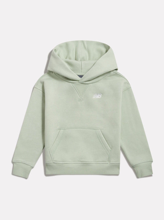 New Balance Green Small Logo Brushed Hoodie - image 1