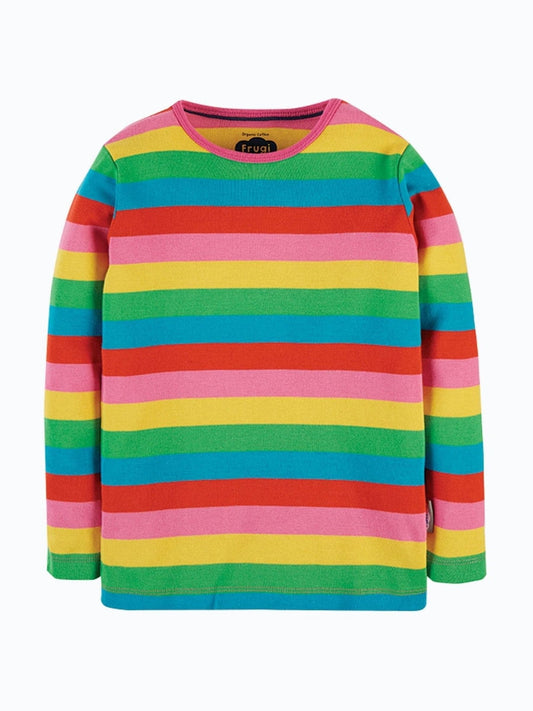 Dsiney Kidz - Pink Rainbow Stripe Long Sleeve Top image 2