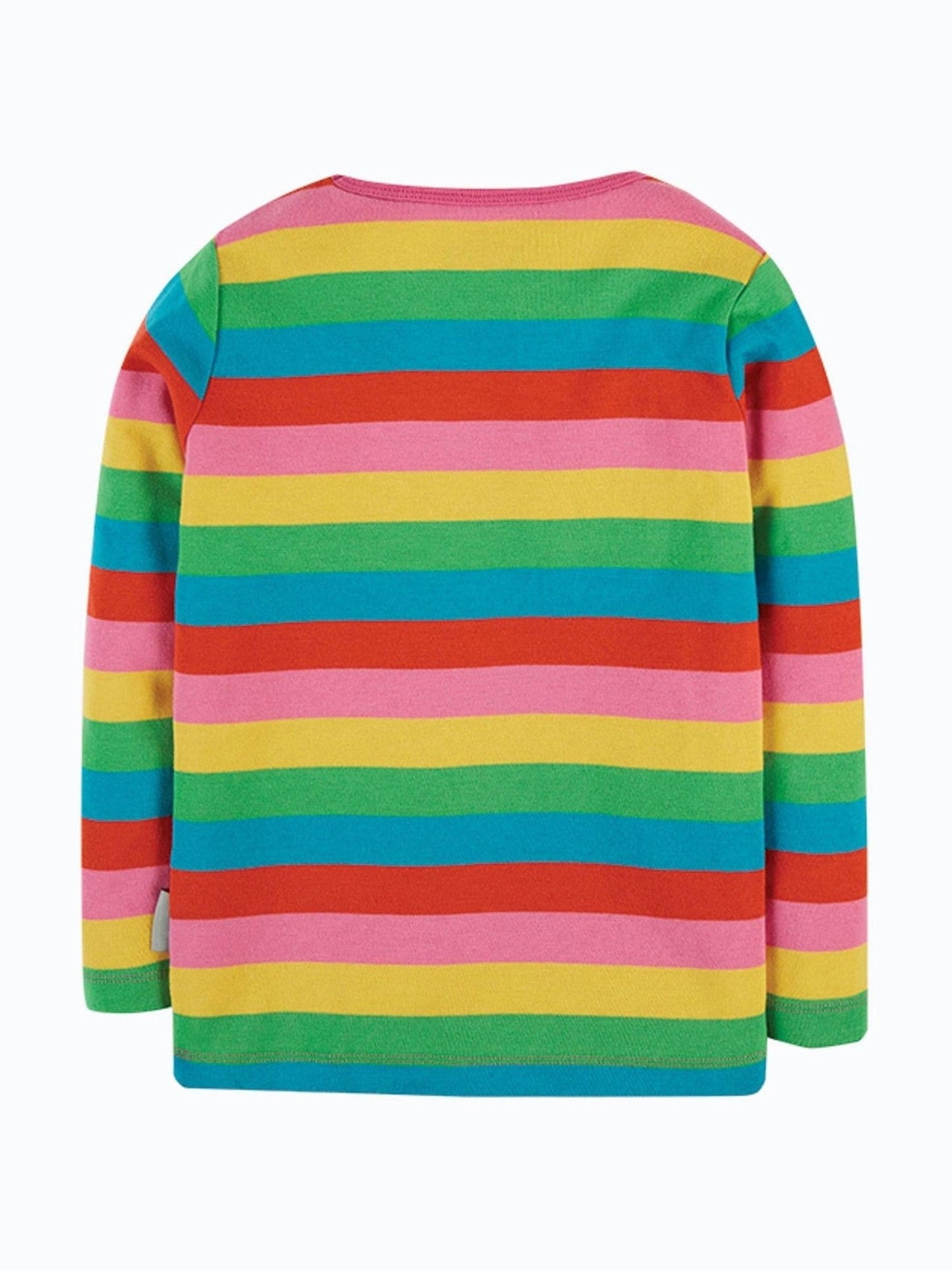Dsiney Kidz - Pink Rainbow Stripe Long Sleeve Top image 3