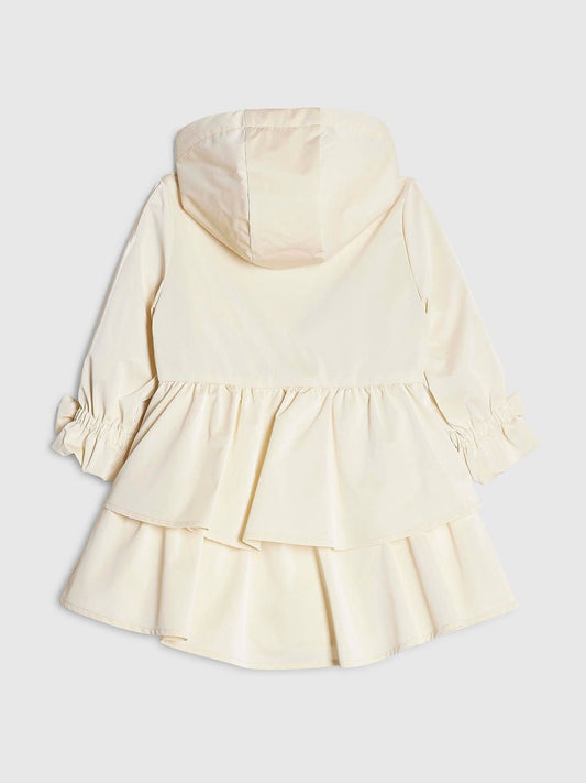 Dsiney Kidz - River Island Cream Frill Bow Raincoat image 2