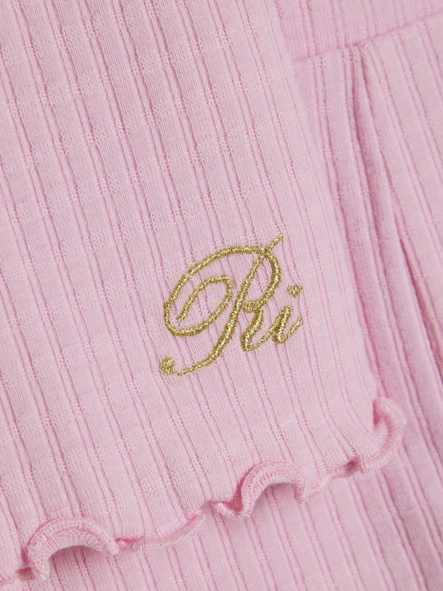 Dsiney Kidz - River Island Pink Textured T-Shirt & Leggings Set image 5