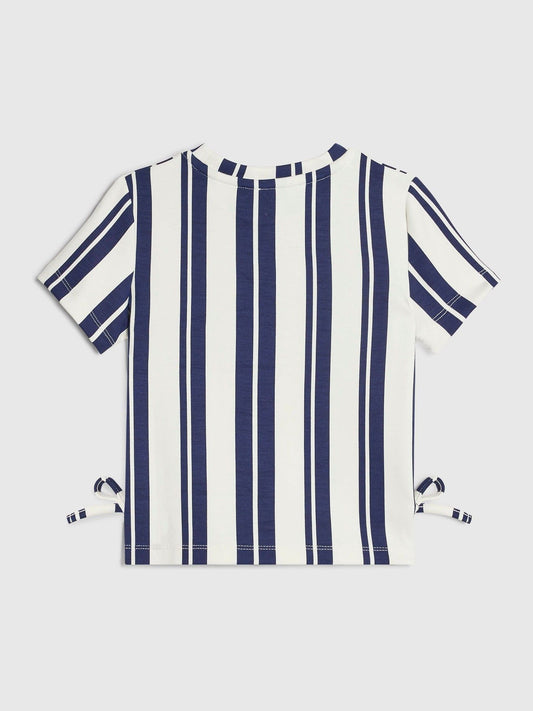 Dsiney Kidz - River Island White Premium Stripe Baby T-Shirt image 2